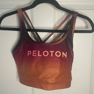 Peloton “sunrise” strappy sports bra